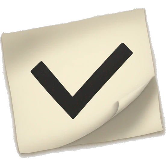 document with a check mark emoji
