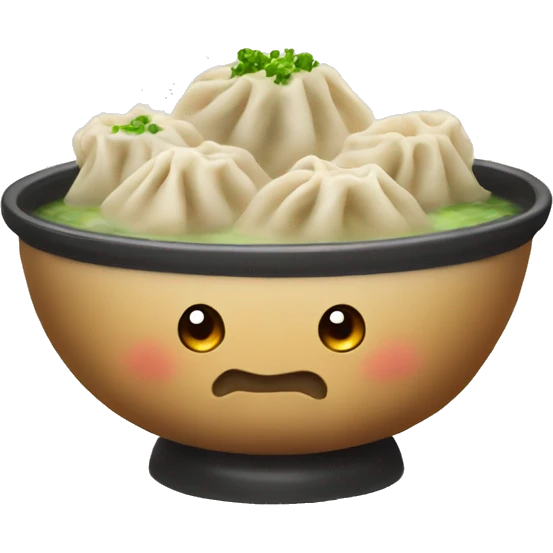 dumpling soup emoji