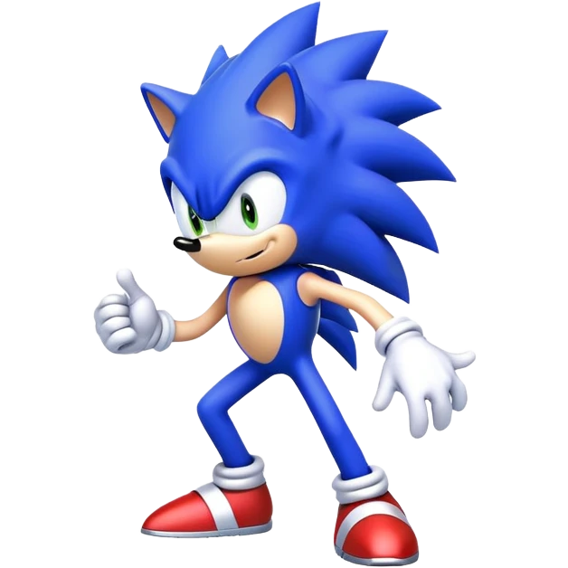 Sonic the hedghog emoji