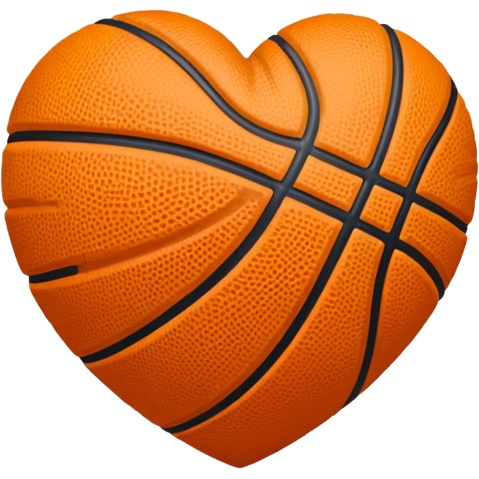 Basketball heart emoji
