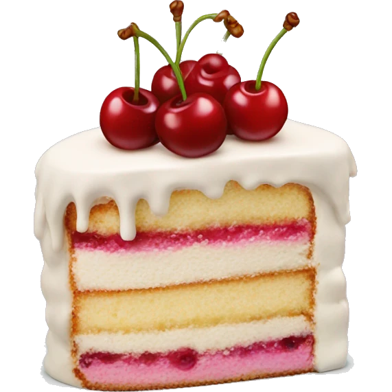 cake with cherry on top  emoji