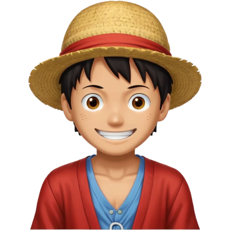Luffy from one piece emoji