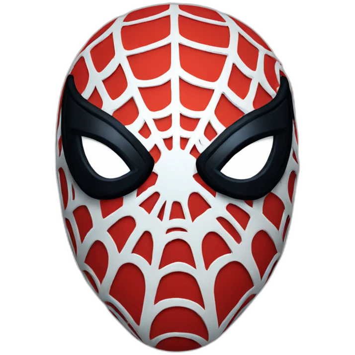 Spider man mask emoji