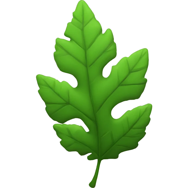 pixel leaf emoji