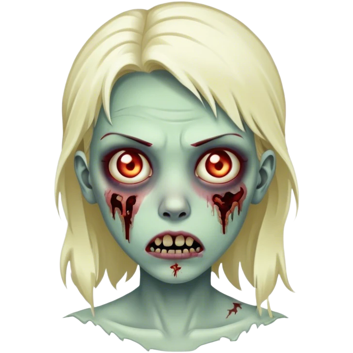 zombie girl emoji