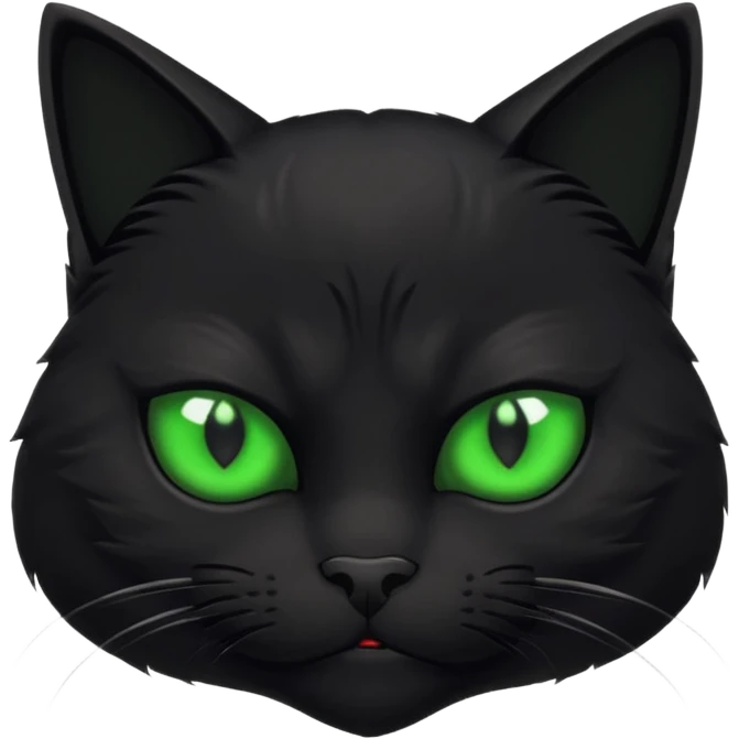 Evil cat emoji