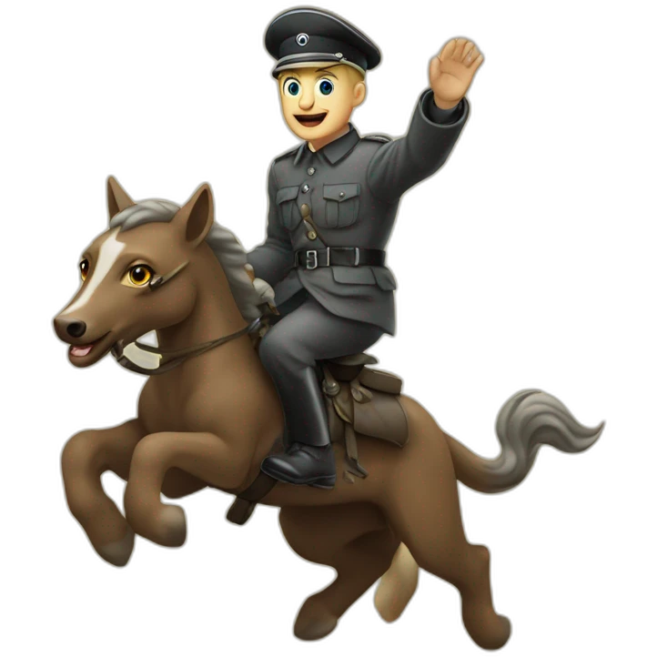 hilter sur son dauphin emoji