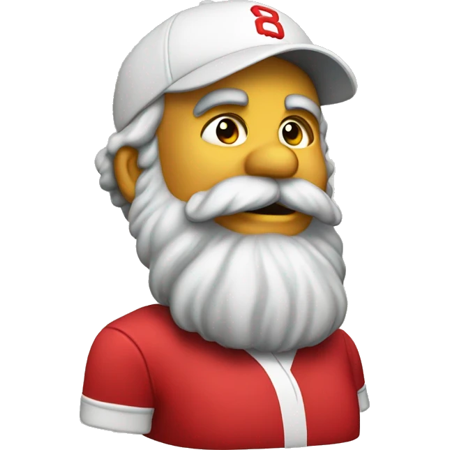 Marx in color with a polo sports cap emoji