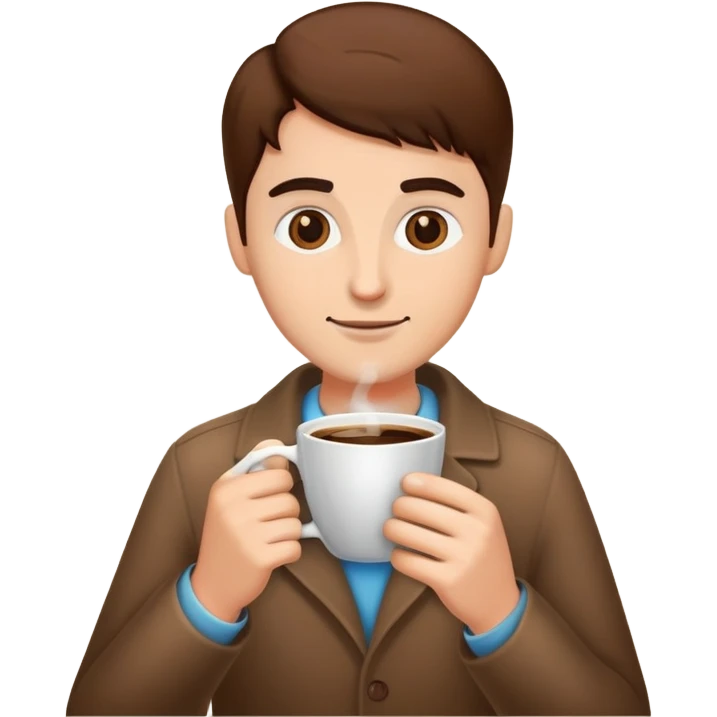 Study with coffe emoji