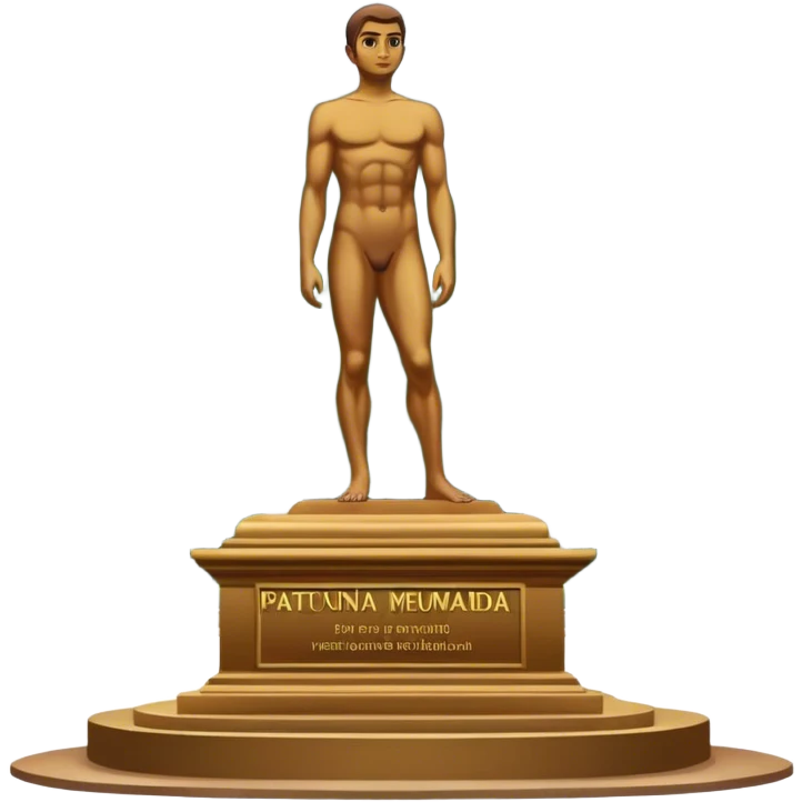 Patung Pemuda Membangun emoji