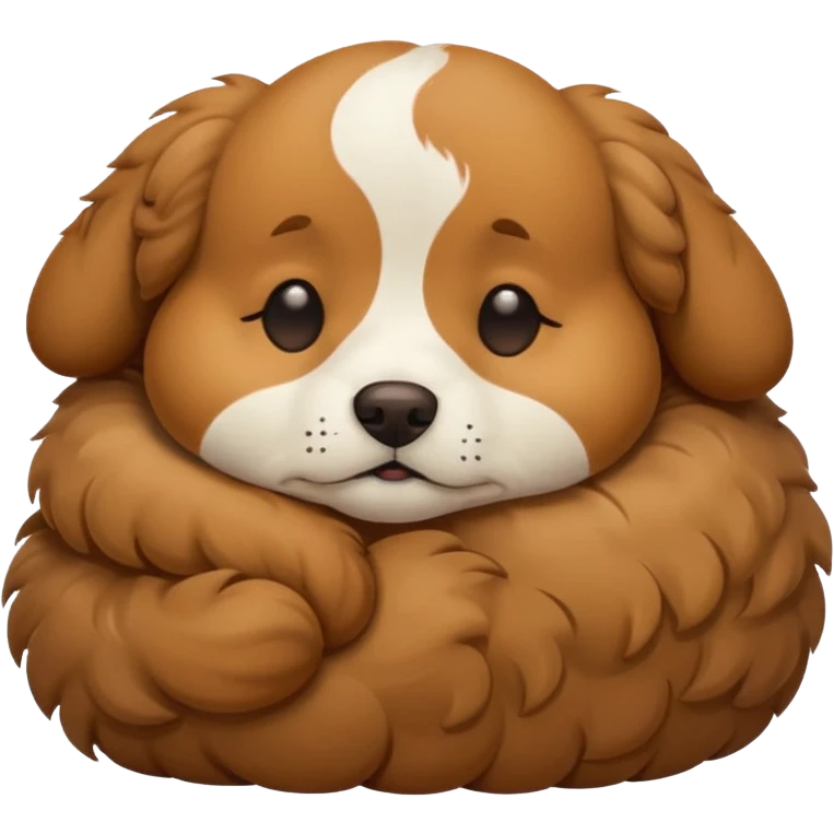 Sleepy dog emoji