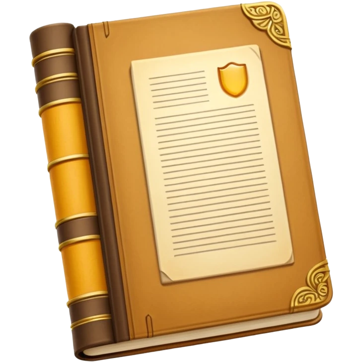 column with an open book in front emoji