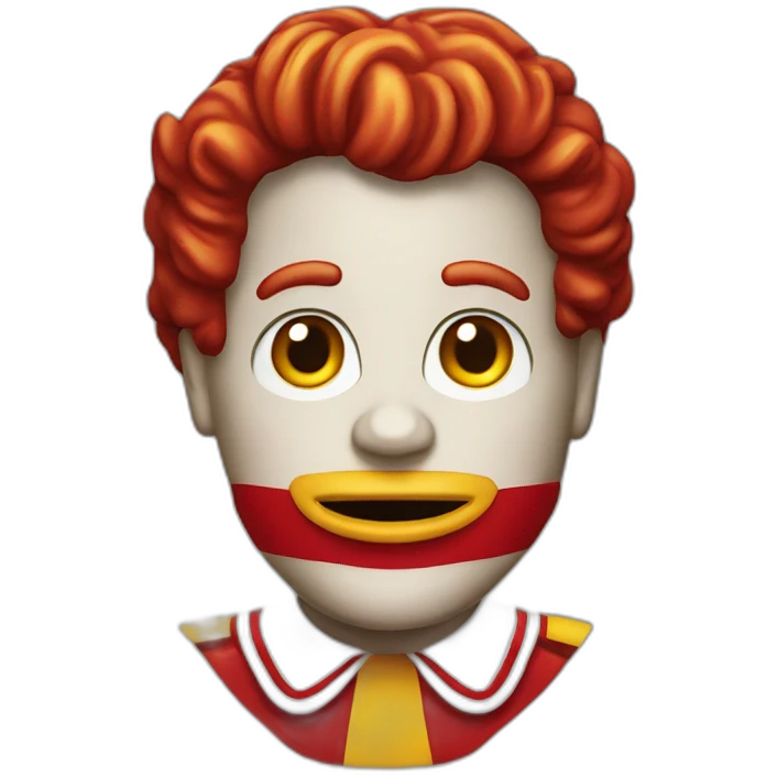 Ronald mcdonald emoji