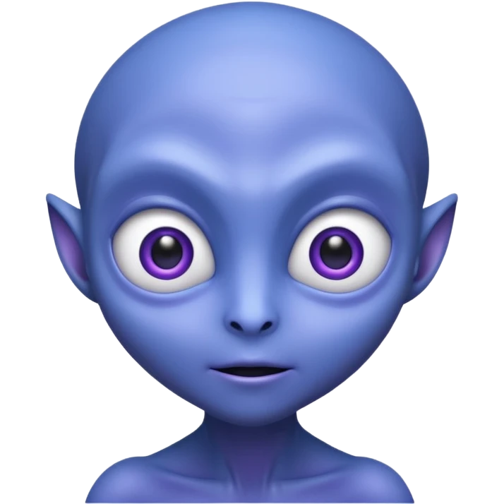 purple alien emoji