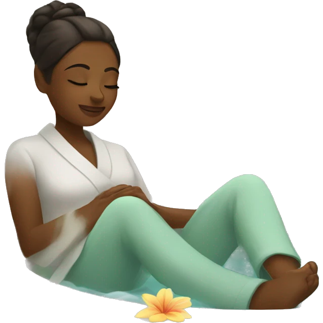 Spa relax selfcare emoji