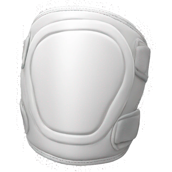 Kneepads in white emoji