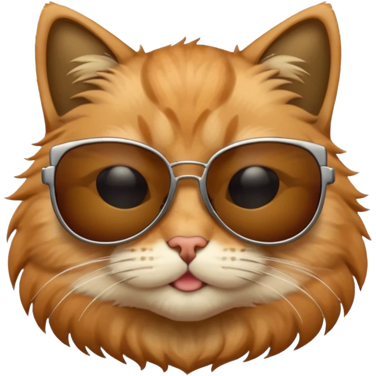 Cat wearing sunglasses emoji