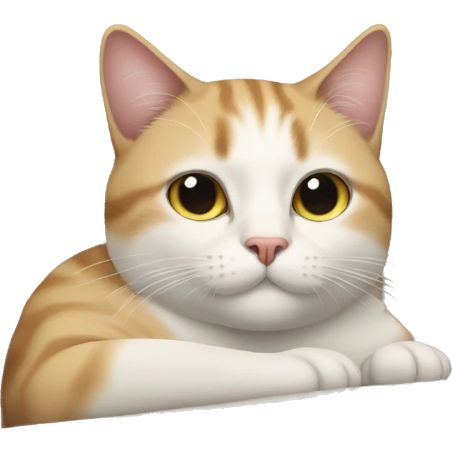 Cat in relax emoji