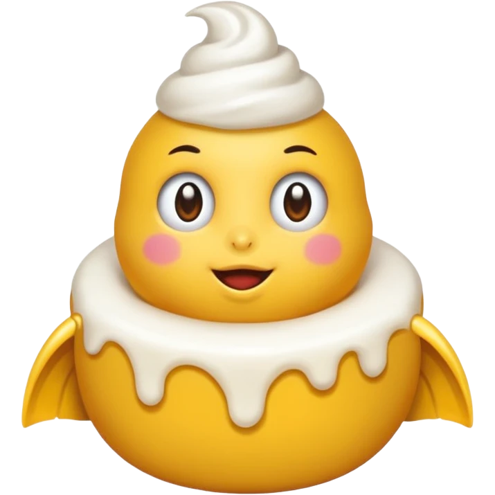 Una cebolla con una pegatina de que es nueva emoji
