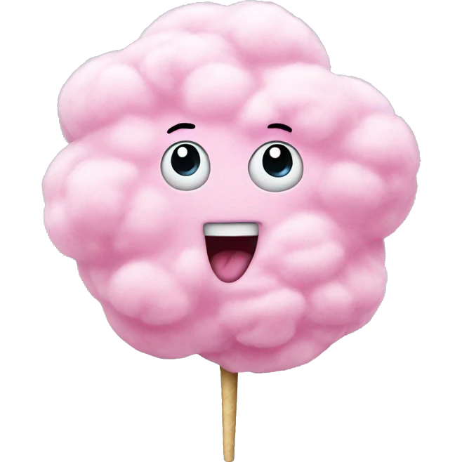 Cotton candy  emoji