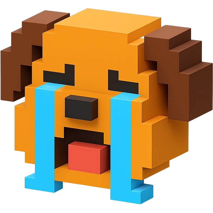 Dog Cry emoji
