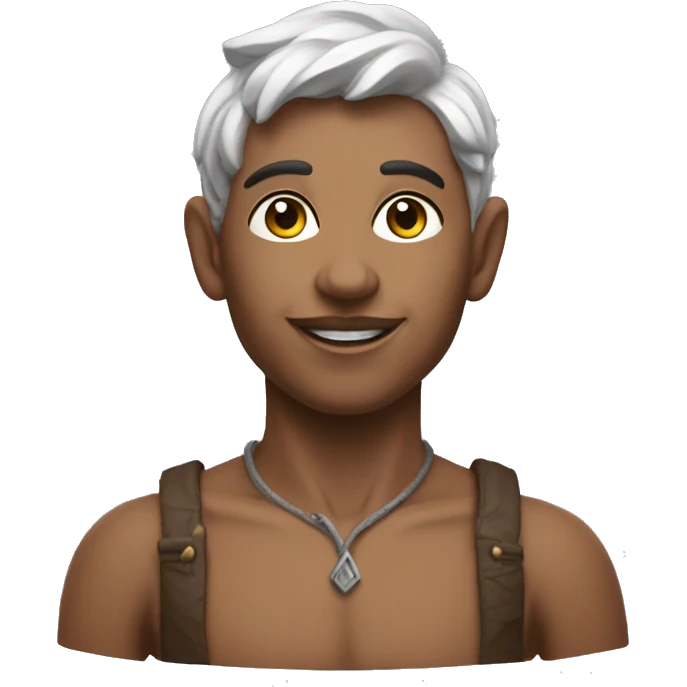 elfe queer qui fait de la sculpture  emoji