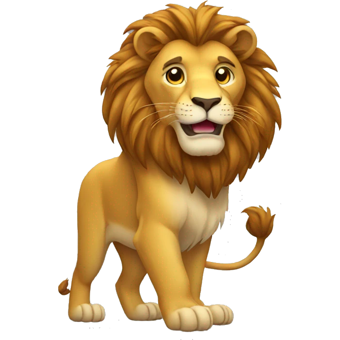 Lion with thubsup emoji