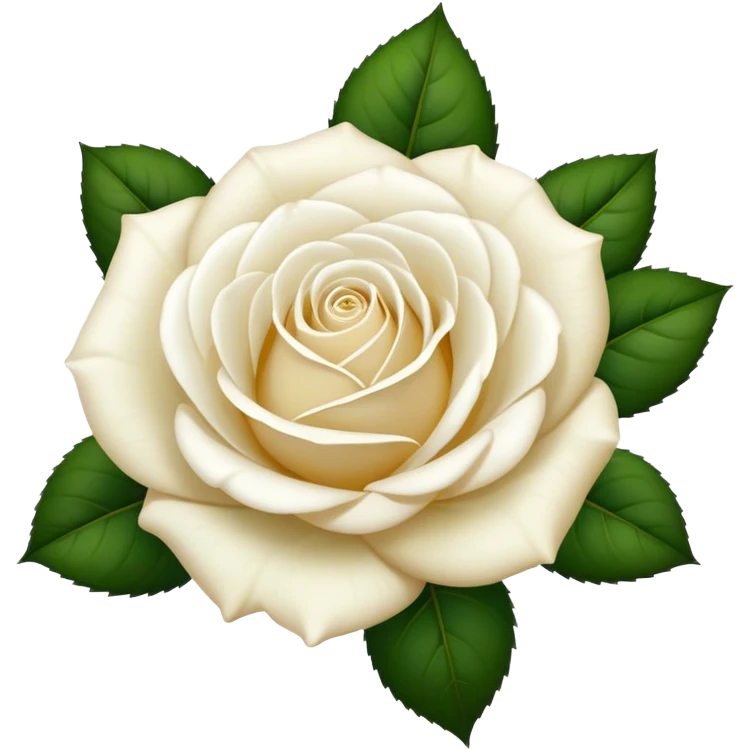 white rose of the species - Félicité et Perpétue emoji