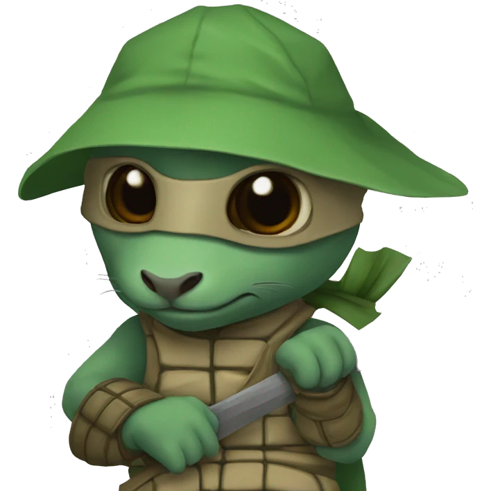 Splinter rat turtle ninja  emoji