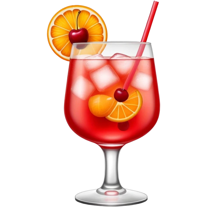 Shirley temple mocktail emoji emoji