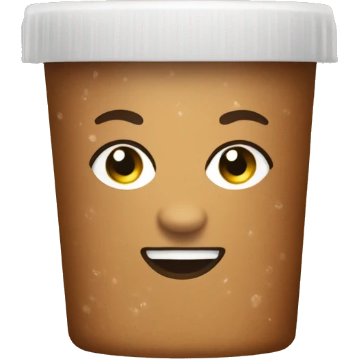 light brown body scrub pot emoji