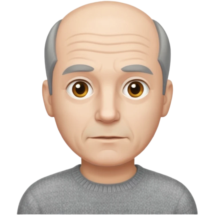 npc with balding grey combover emoji