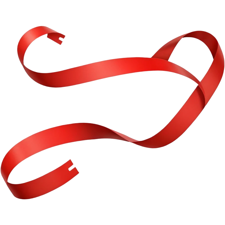 Red tape emoji