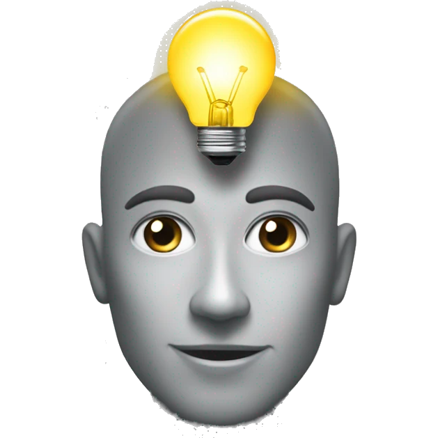 An emoji of a bright lightbulb over a person’s head, representing the perfect pitch idea. emoji