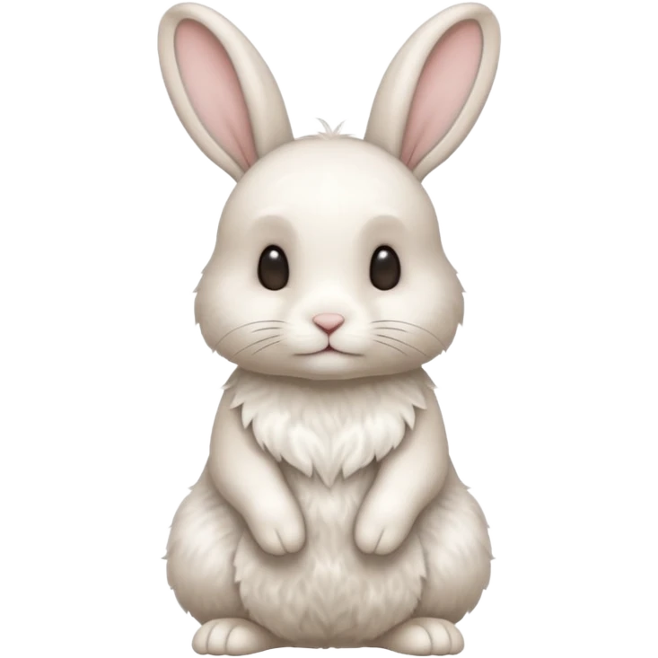 High resolution of a whole body rabbit emoji