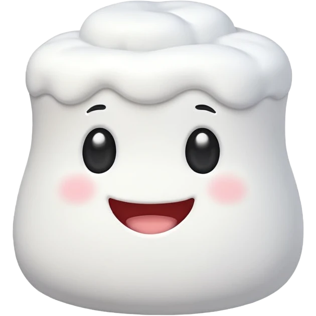 cute animated marshmallow emoji