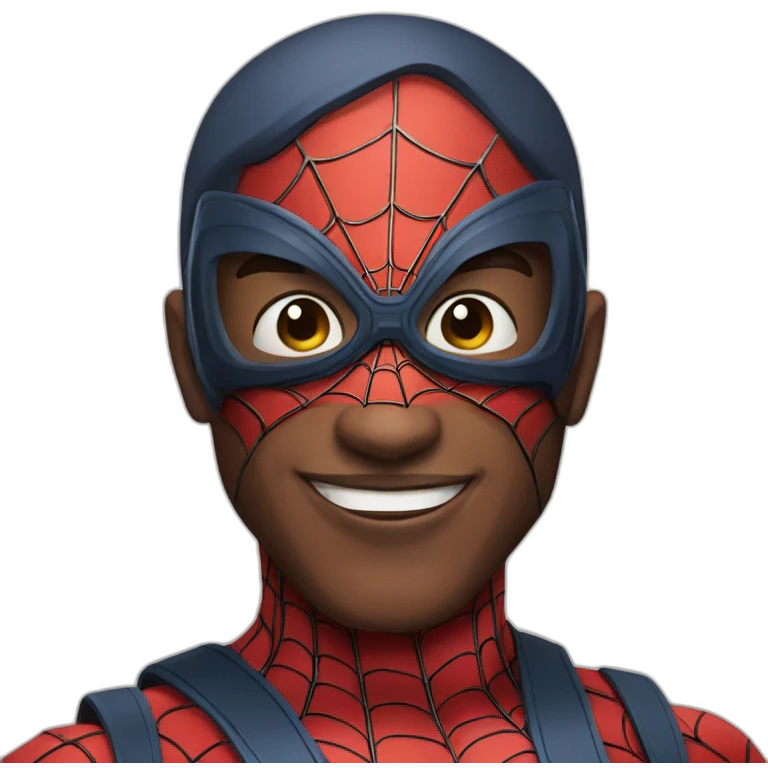 Spiderman portrait  emoji
