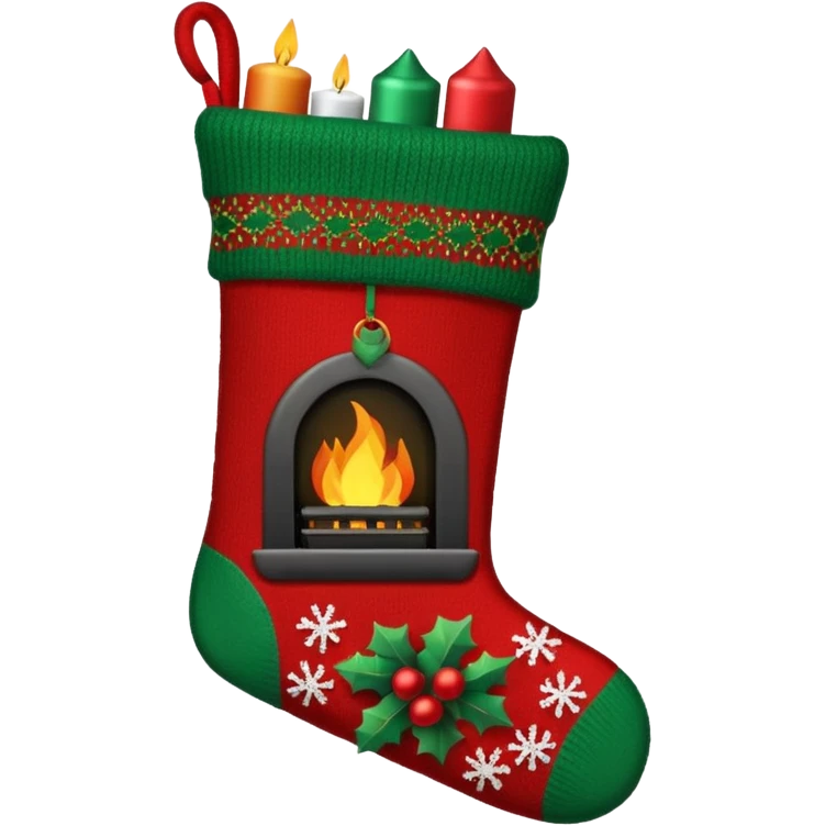 cozy christmas emoji