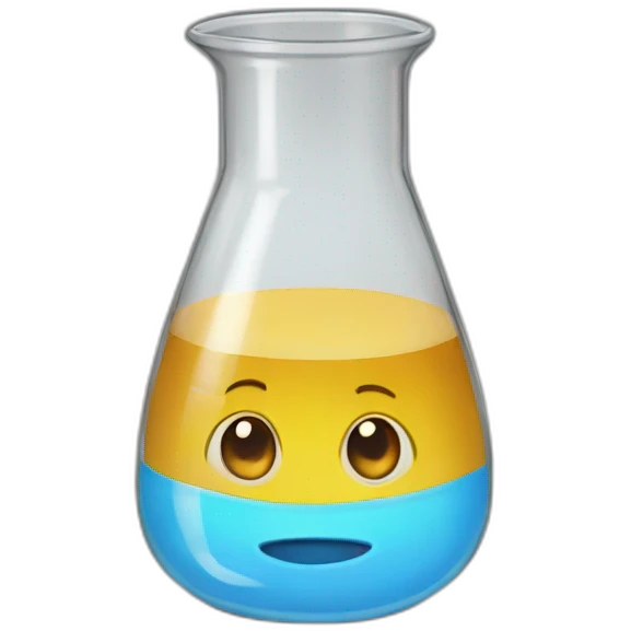 Lab beaker emoji