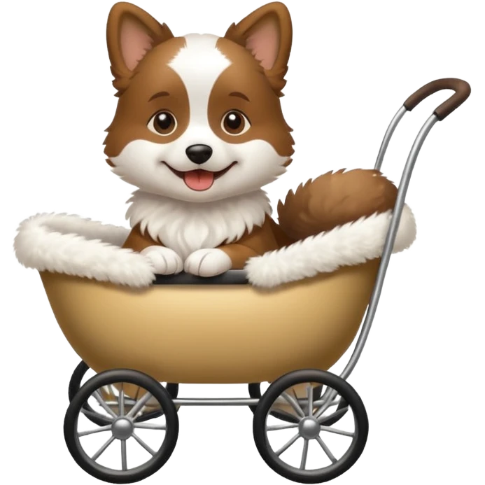 dog in a pram emoji