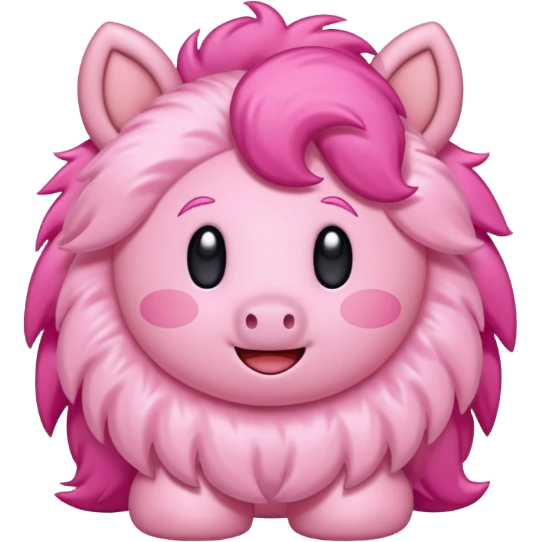 Kirby-Pony-fusion, full body emoji