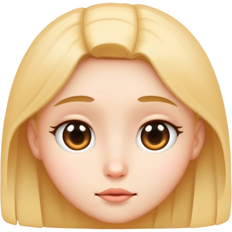 A shy face  emoji