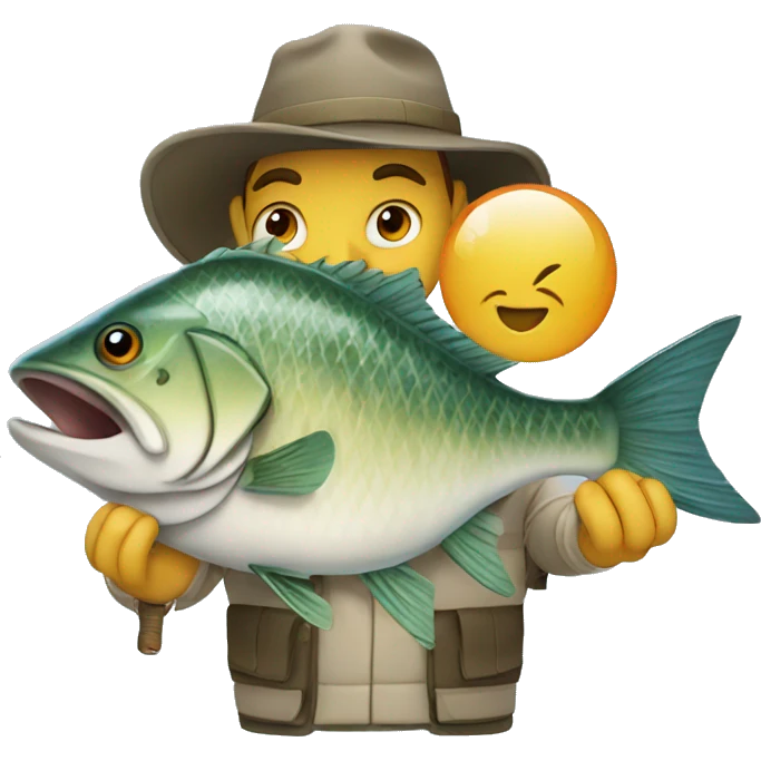 nice day for fishing emoji