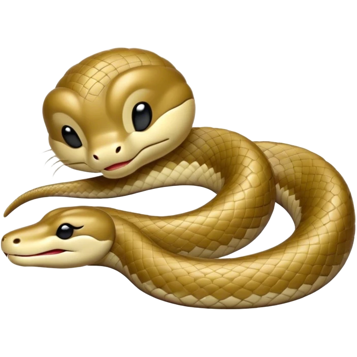Meme-Worthy Cute Sleeping Chinese Water Snake Portrait Emoji, Head resting peacefully with a contented smile, showcasing a slender, graceful build and a luxuriously soft, shimmering scaled body, eyes gently closed in serene, fluid slumber, Simplified yet hilariously adorable features, highly detailed, glowing with a soft, drowsy aquatic light, high shine, relaxed and utterly lovable, stylized with an air of playful laziness, soft glowing outline, capturing the essence of a sleeping water snake that feels destined to become the next viral sensation of adorable aquatic rest! emoji