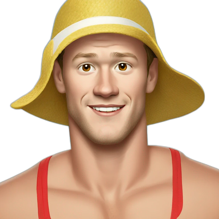 Jonathan Toews as beach bum emoji