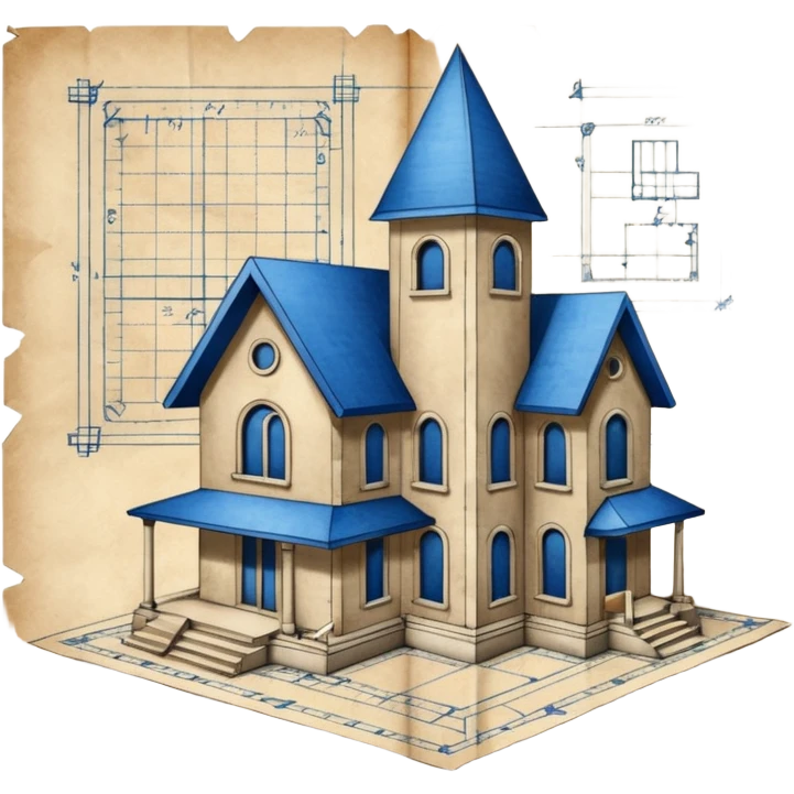 architect blueprints  only on paper emoji