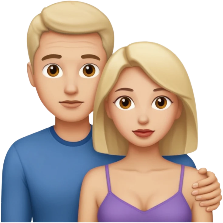 Doggystyle with guy behind girl bending over emoji