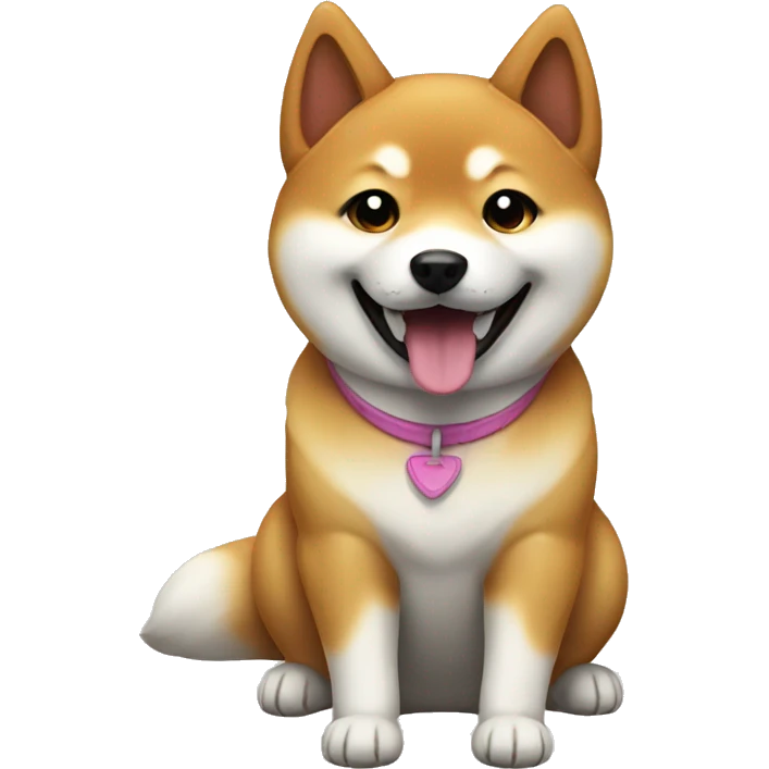 Happy Shibainu  emoji