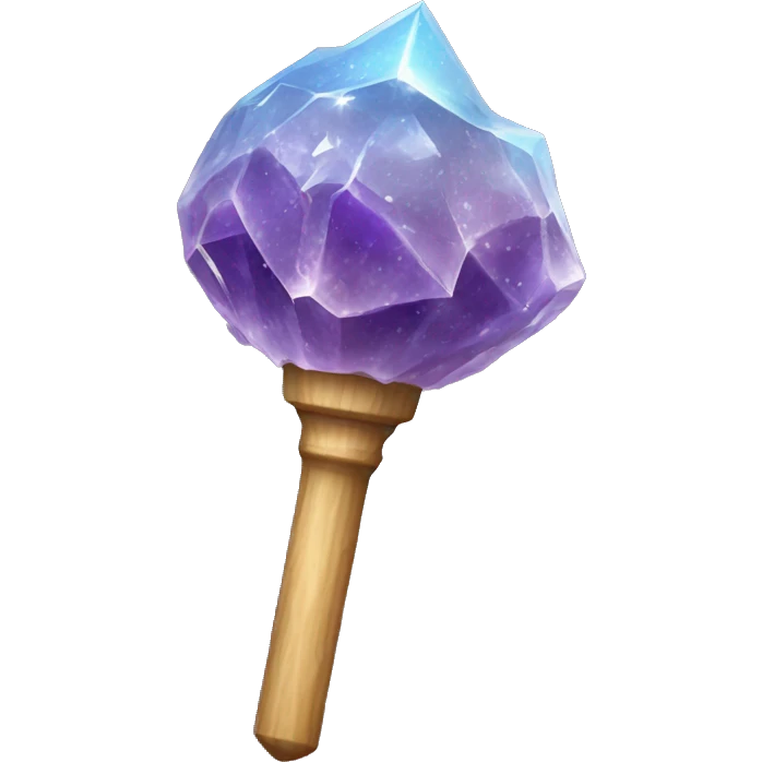 crystal geode mace emoji