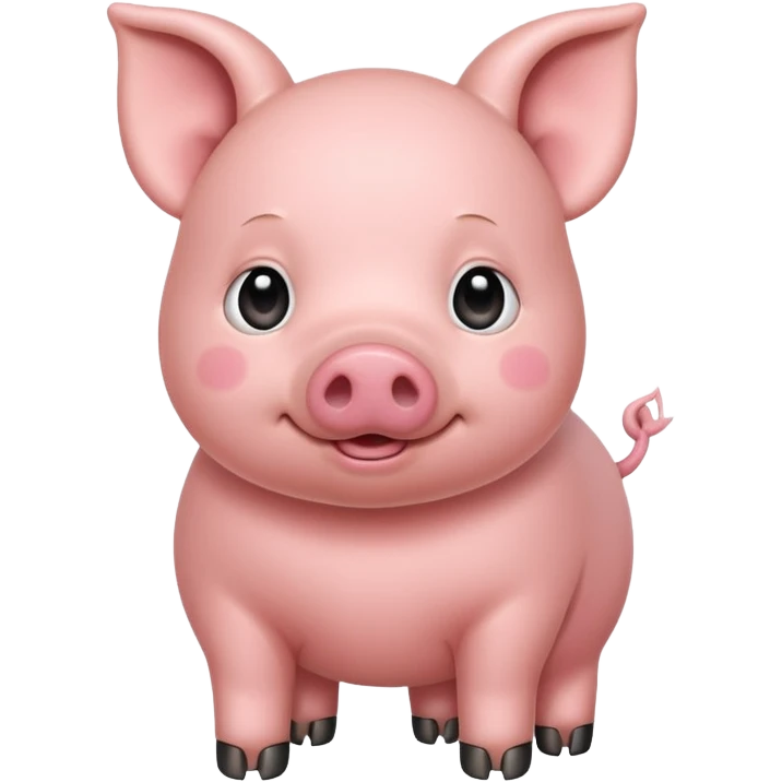 Cute pig emoji